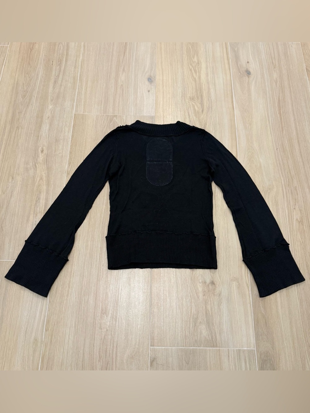 Rare vtg JOYSTICK by Johnny Was y2k black sequin sugar skull silk blend sweater - Picture 10 of 10